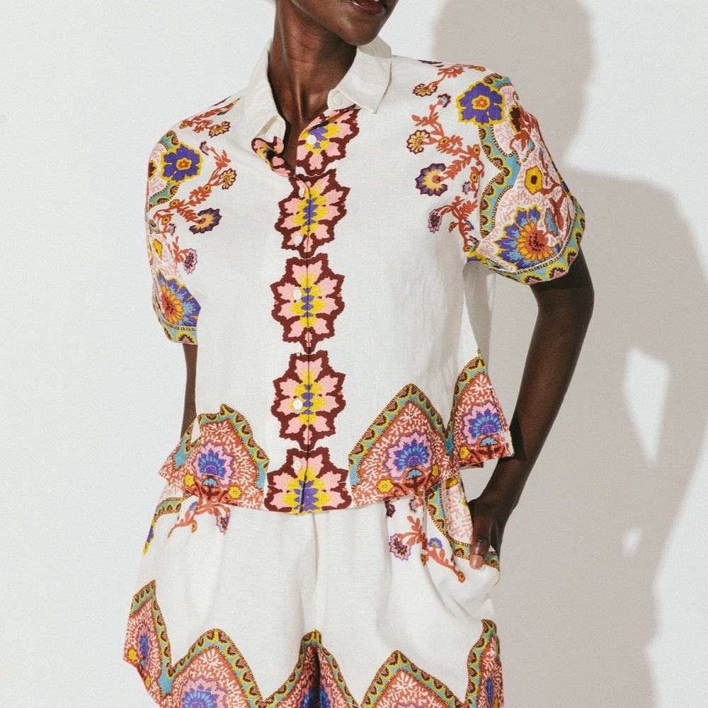 Cleobella Jeni Blouse - Lagos print